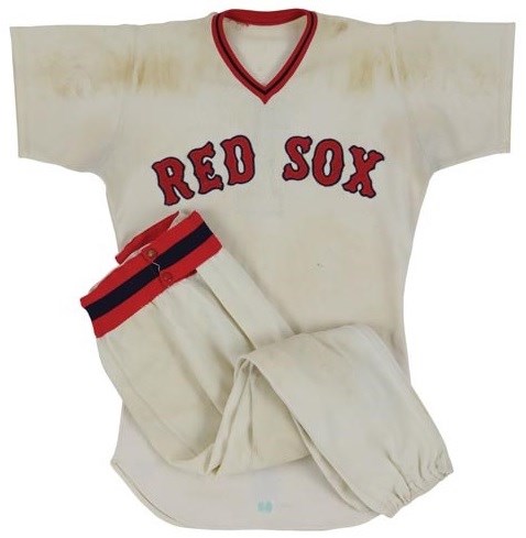 - 1974 Bernie Carbo Boston Red Sox Game Worn Uniform