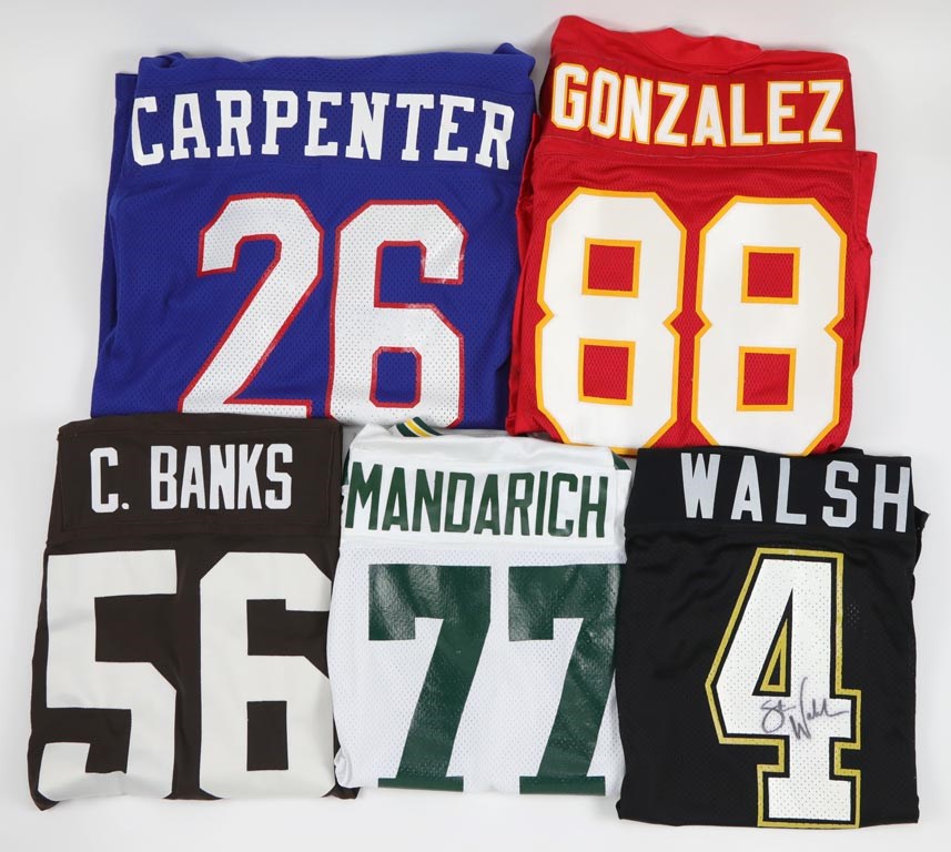 Baseball Equipment - NFL Game Issued Jerseys w/Tony Gonzalez (5)