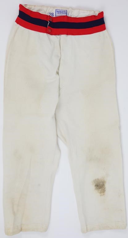 Baseball Equipment - 1976 Rick Kreuger Boston Red Sox Game Worn Pants