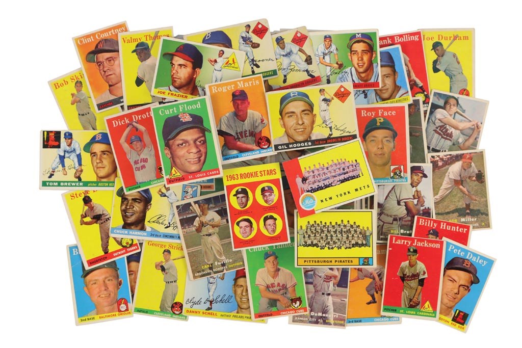 - Massive Collection of 1950s-60s Topps and Bowman Baseball Cards (2,800+)