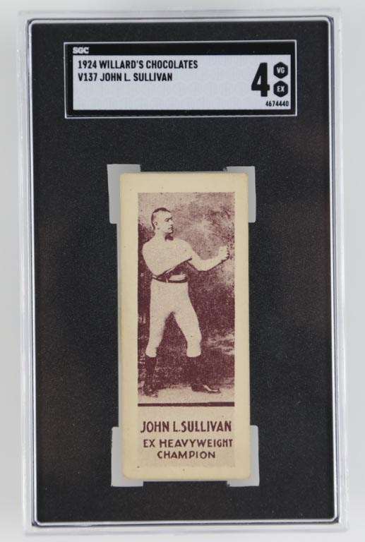 - 1924 Willard's Chocolates V137 John L. Sullivan
