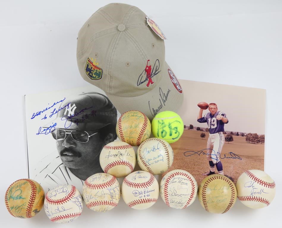 Baseball Autographs - Multi Sport Hall of Famers & Stars Autograph Collection w/Dizzy Dean (14)
