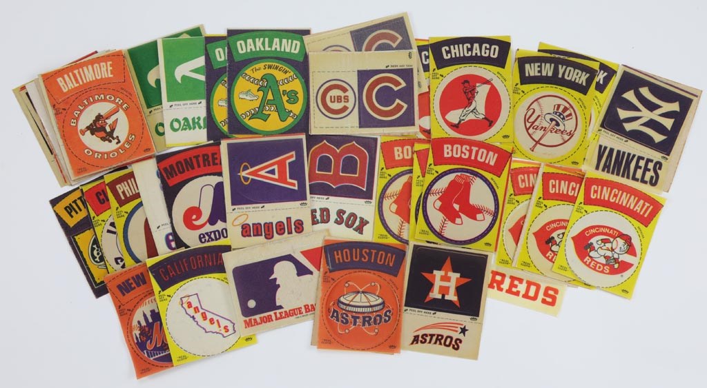 - 1968-72 Fleer Fabric Team Stickers (30+)