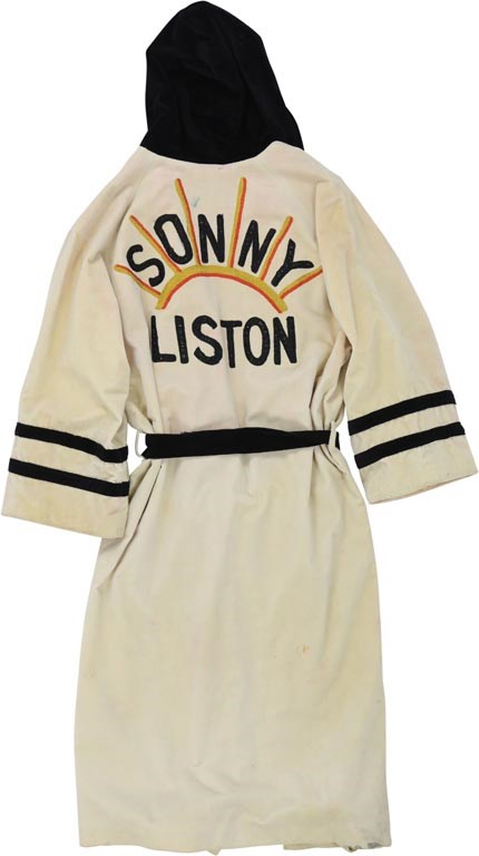 - 1968 Sonny Liston Fight Worn Robe from Henry Clark Bout