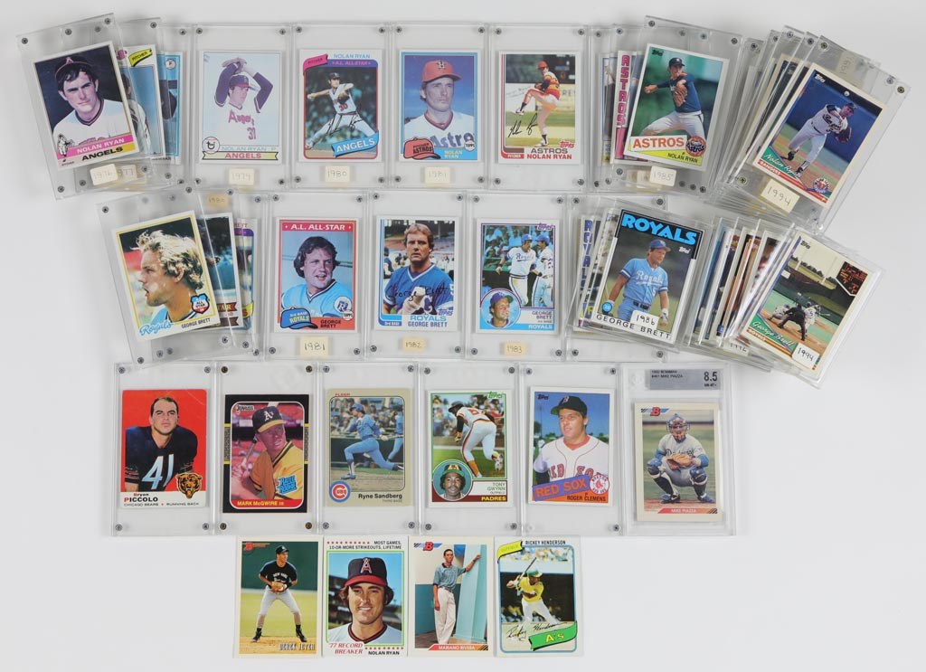 - Baseball Card Collection of Modern Hall of Famers and Rookie Stars