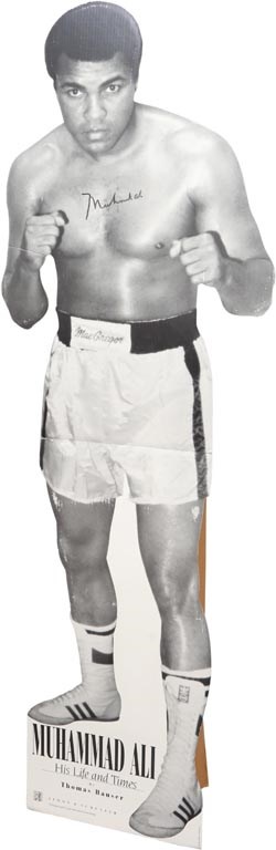- Muhammad Ali Signed Promotional Cardboard Standee