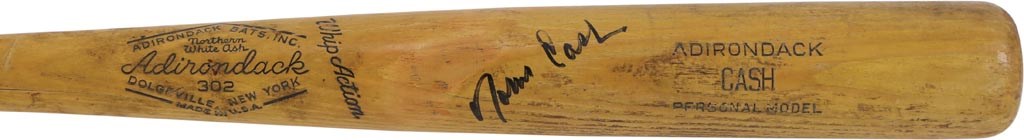 Norm Cash Detroit Tigers Signed Game Used Bat