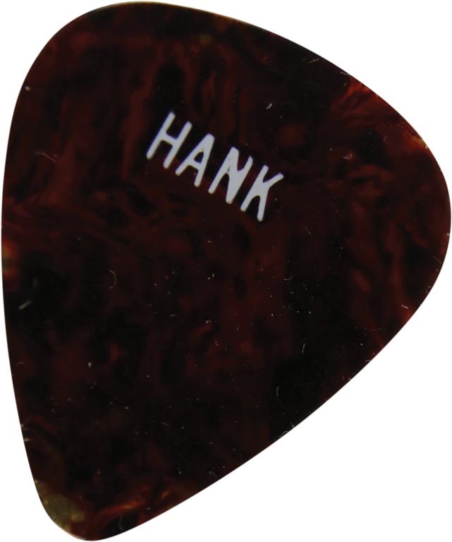 - Hank Williams Guitar Pick from Member of Drifting Cowboys