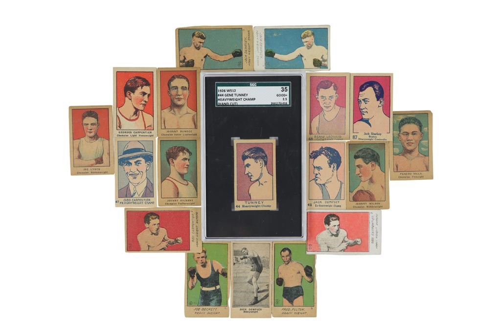 - 1920s Boxing Strip Card Collection with SGC Graded (30+)