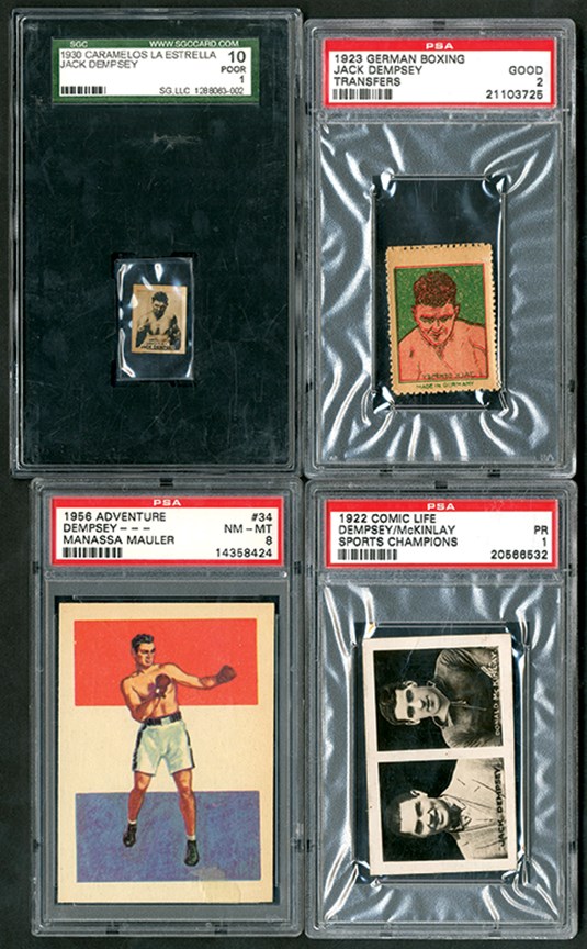 - Jack Dempsey Vintage Cards (all PSA & SGC)