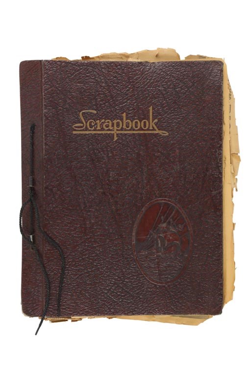 - 1910-15 Jack Johnson Scrapbook Which Belonged to his Trainer Watson Burns