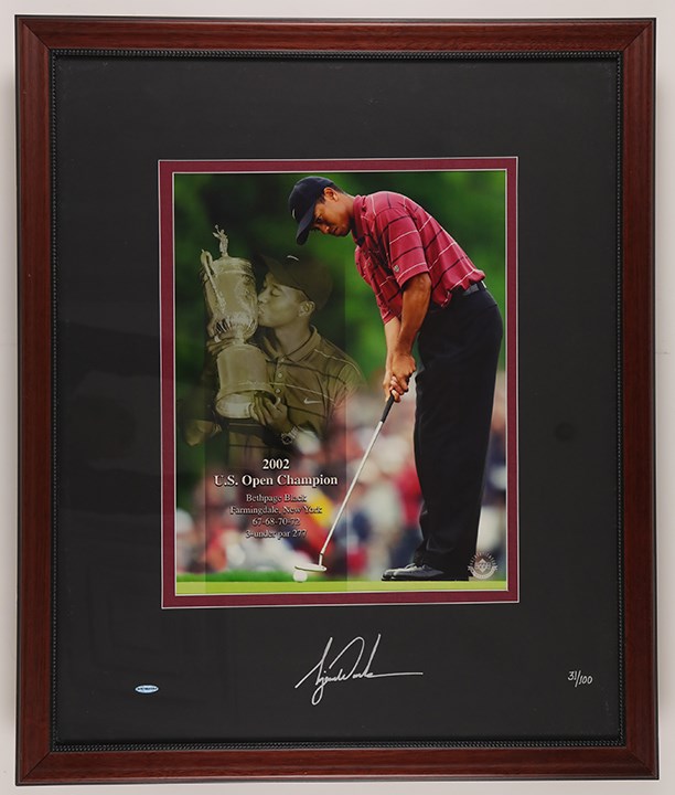 2002 Tiger Woods Signed Limited Edition Photograph (UDA)