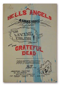 - 1970 Grateful Dead Concert Poster (13 x 20")