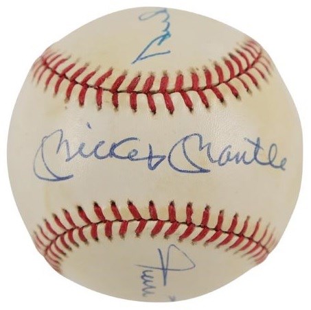- Willie, Mickey, and The Duke Signed Baseball (PSA)