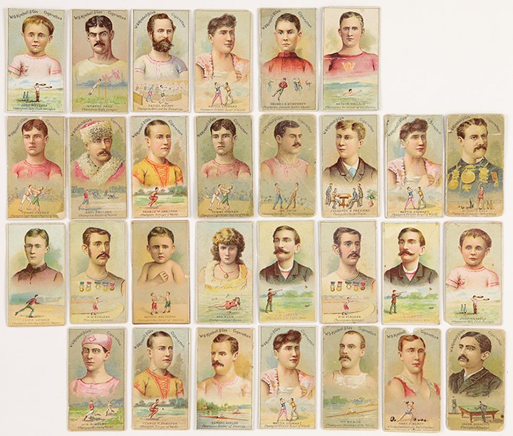 - 1888 N184 W.S. Kimball Sports Tobacco Card Collection (29)