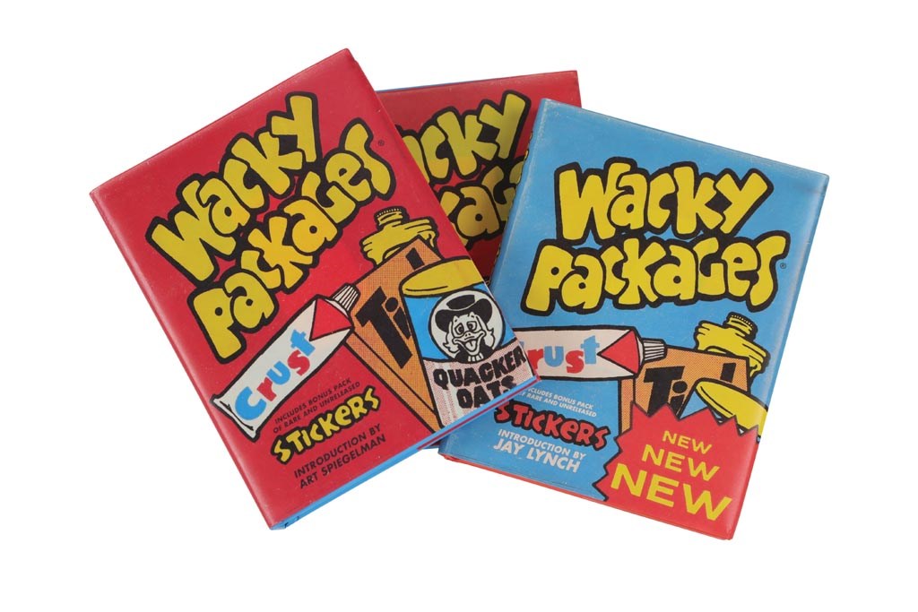 - 2008-10 Wacky Packages Book Set Signed by Art Spiegelman and Jan Lynch (3)