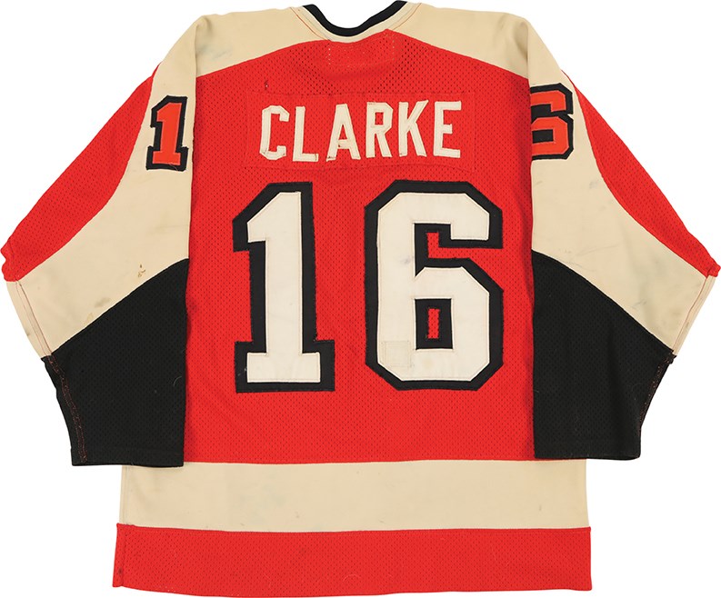- Late 1970s Bobby Clarke Philadelphia Flyers Game Worn Jersey (Photo-Matched)