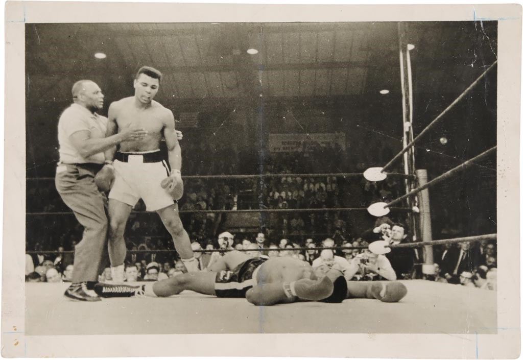 - Ali Stands Over Liston Type I Photograph