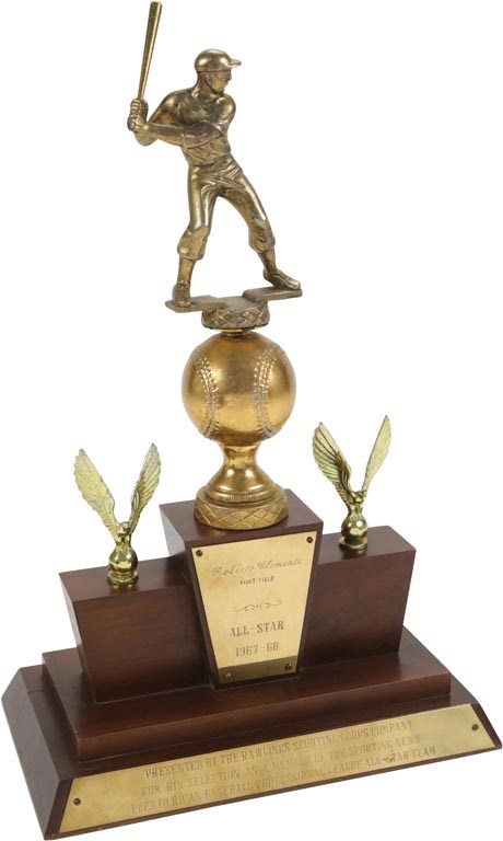 - 1967-68 Roberto Clemente Puerto Rican League All-Star Trophy