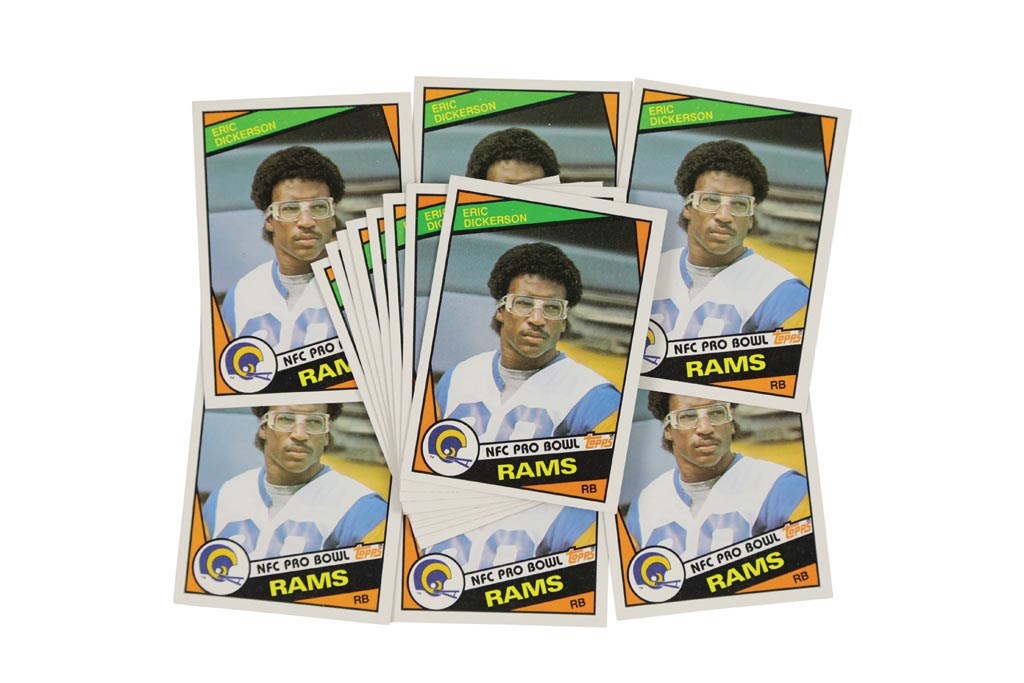 - 1984 Topps Eric Dickerson High Grade Rookie Card Collection (44)