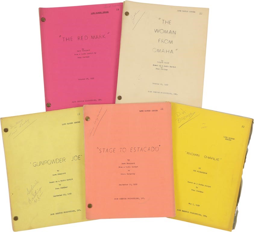 - 1952 Lone Ranger Original Scripts (5)