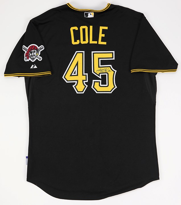 Baseball Equipment - 2015 Gerrit Cole Signed Game Worn Jersey