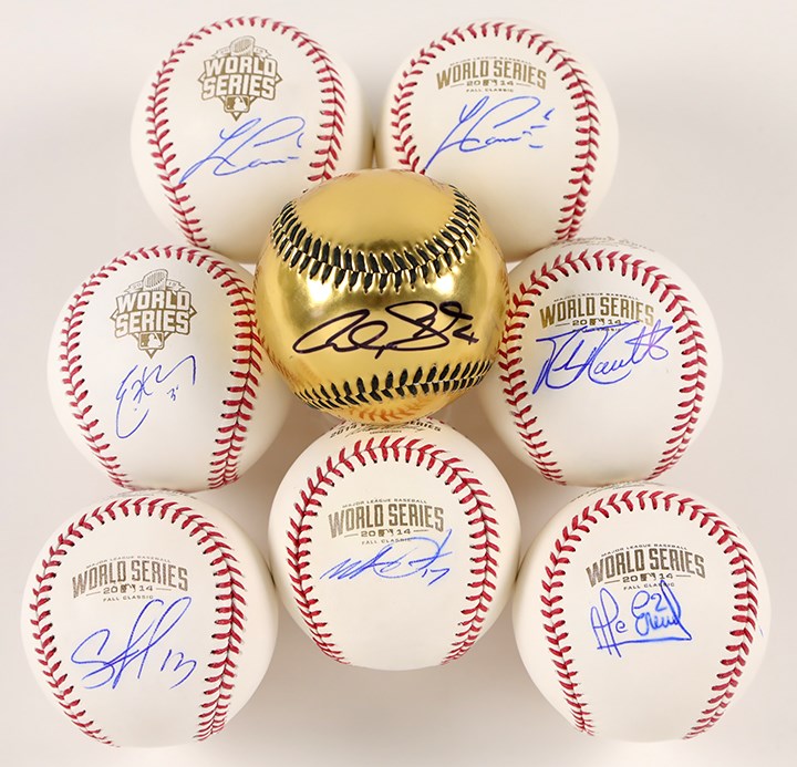 - 2014-15 Kansas City Royals World Series Superstars Single Signed Baseballs - Directly from the Team