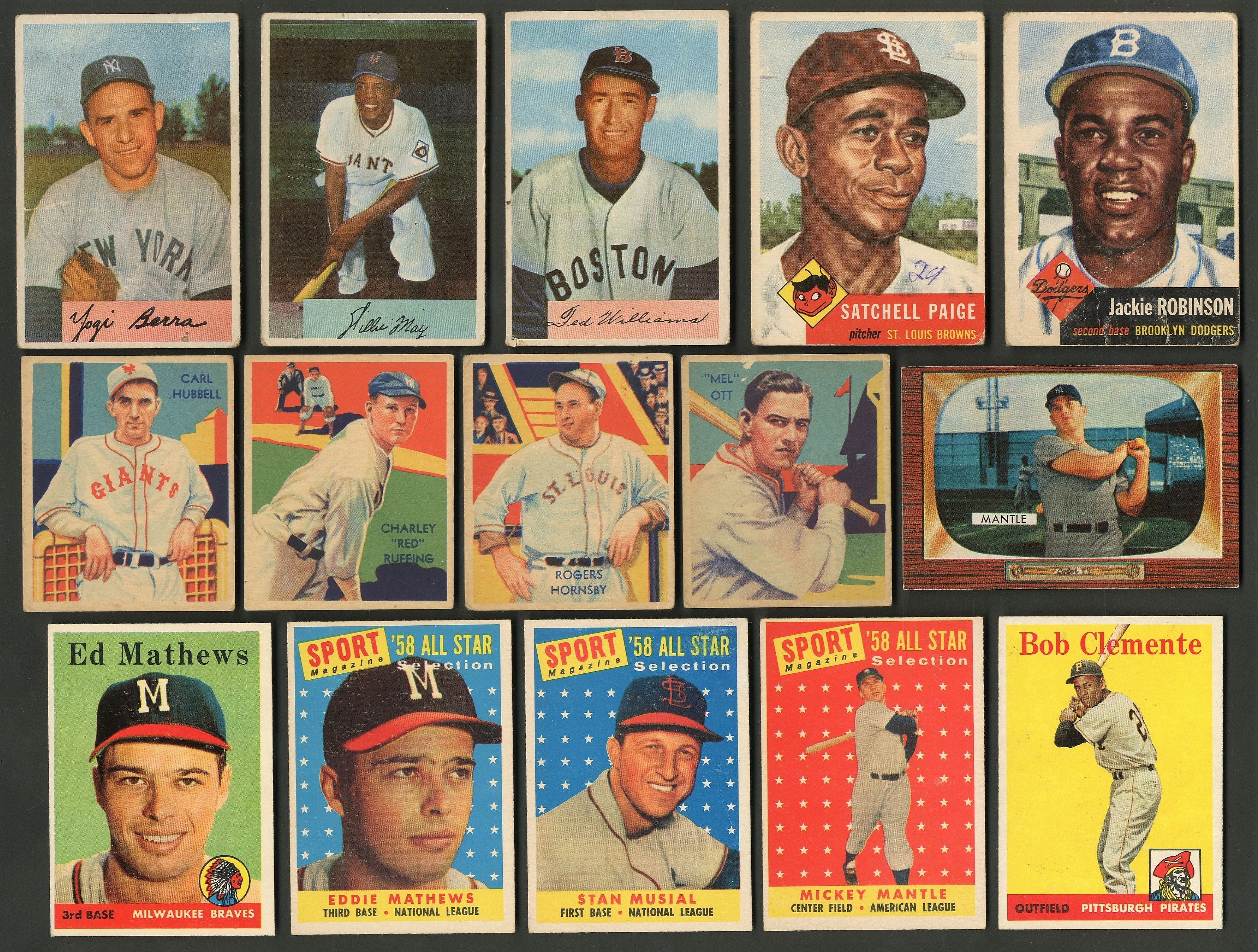 - 1930s-50s Goudey, Topps, Bowman and More Collection with Major Hall of Famers (1,800+)