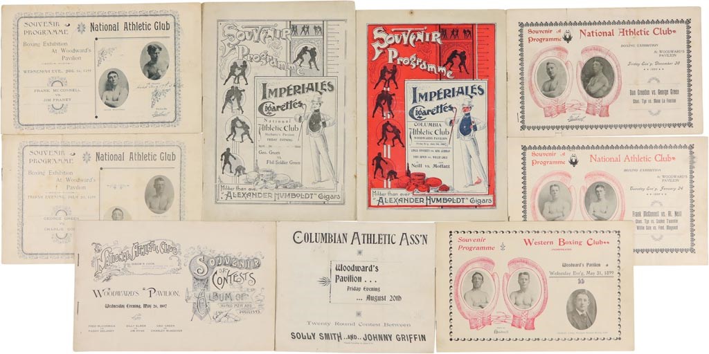 - Important 19th Century Boxing Program Collection (9)