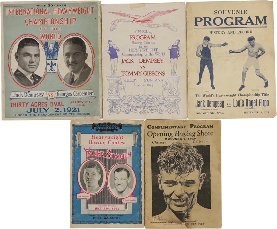 Jack Dempsey Boxing Programs (5)