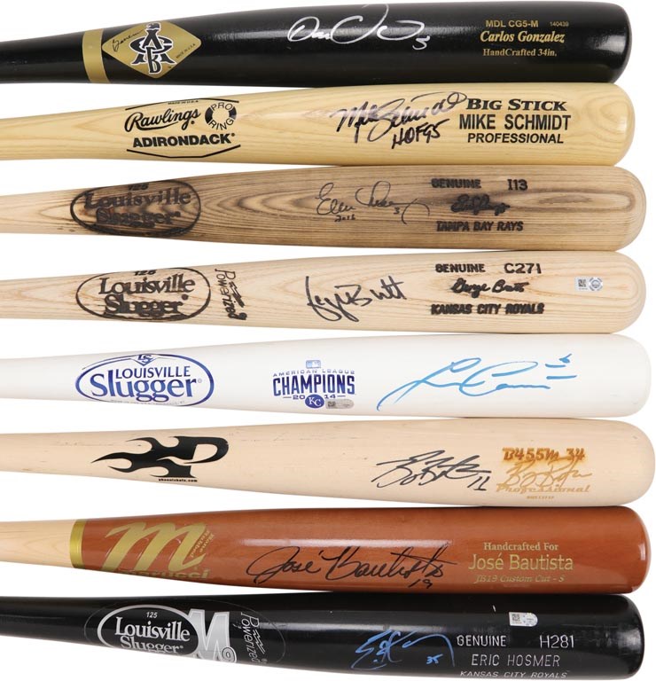 - MLB Superstar Signed and Game Issued Bats - Sourced from MLB Insider (14)
