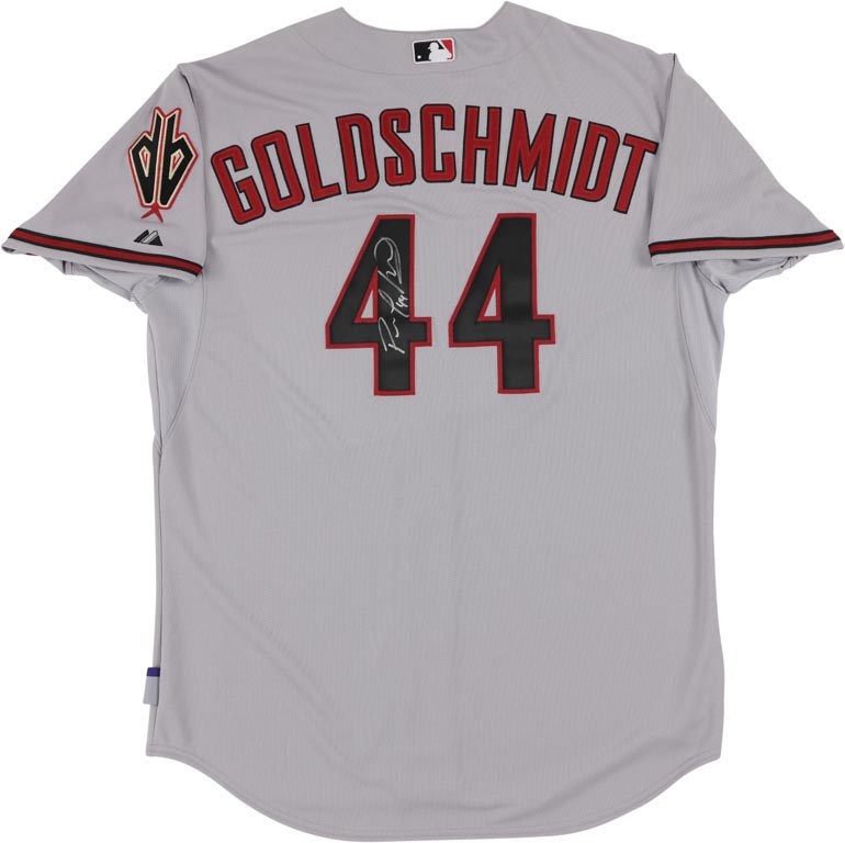 Baseball Equipment - 2015 Paul Goldschmidt Arizona Diamondbacks Signed Game Worn Jersey