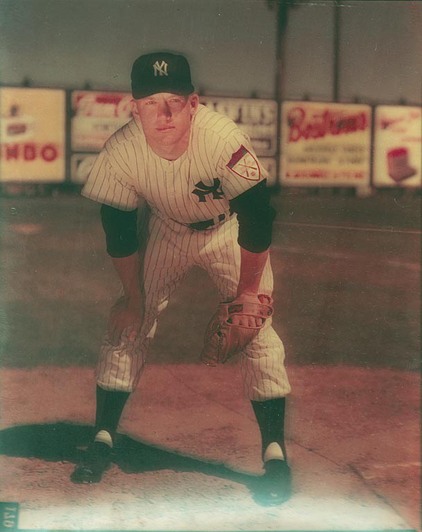 - 1951 Mickey Mantle Rookie Year Original Negative - One of the Most Famous Images Ever Taken of The Mick
