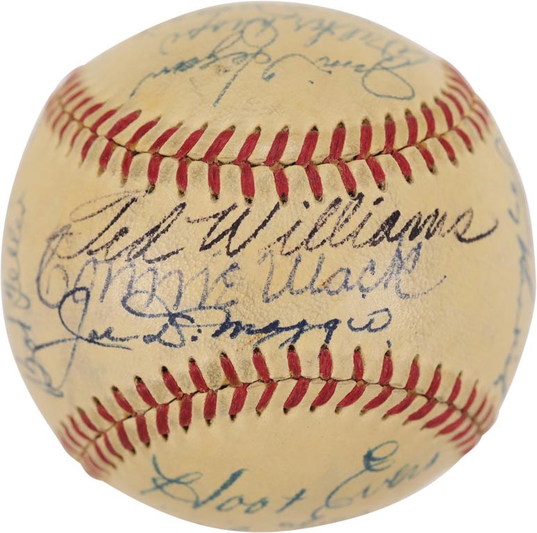 - 1950 American League All-Star Team Signed Baseball