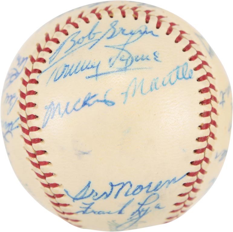 - 1956 World Champion New York Yankees Team Signed Baseball