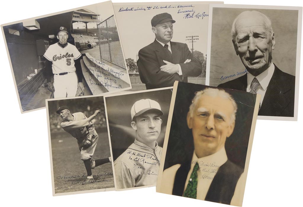 - Vintage Signed Photograph Collection to Eddie Rommel (12)