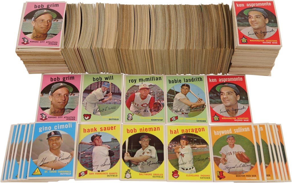 - 1959 Topps Baseball Hoard (3,000+)