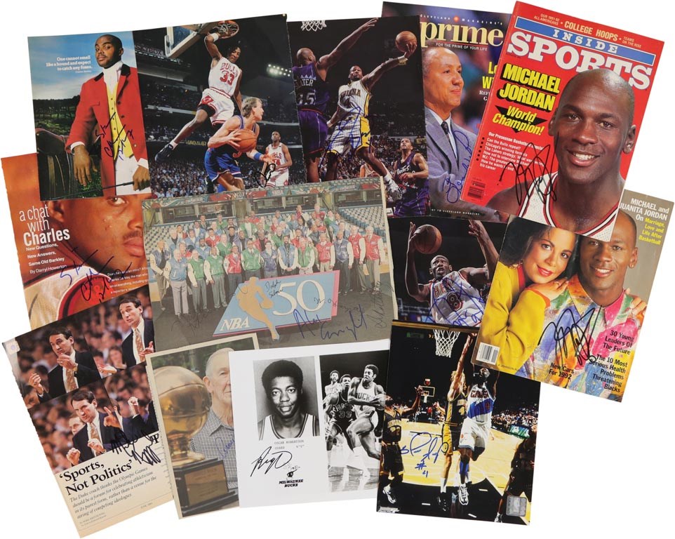 - In-Person Basketball Autographs w/Michael Jordan (50+)