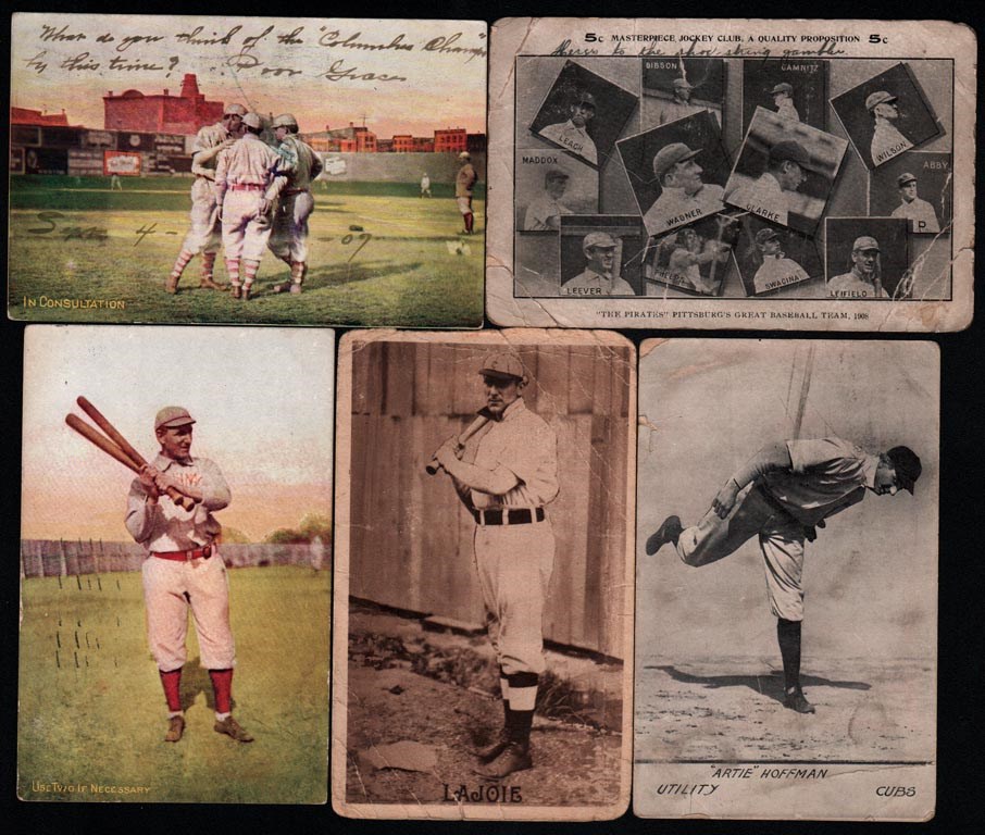 - Early Baseball Player and Team Postcards (5)