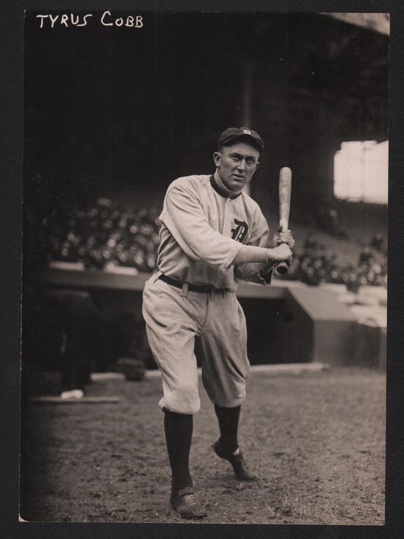- 1910s Ty Cobb Batting Pose Type I Photograph (PSA)