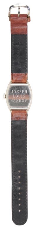 - 1940s "Joseph Louis Barrow" Watch with Illustrated Dial - From Manager Marshall Miles (13)