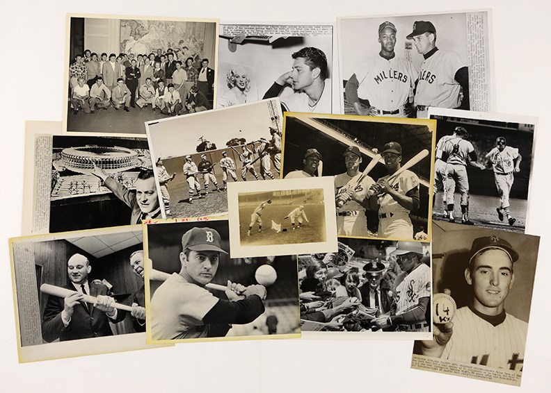 Vintage Sports Photographs - Great Moments Wire Photo Collection of 20