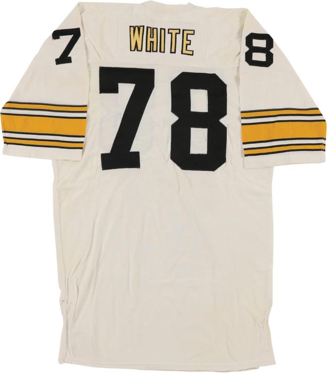 - 1979 Dwight White Game Worn Pittsburgh Steelers Jersey