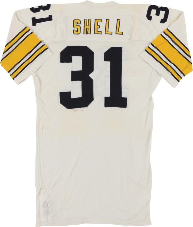 - 1976 Donnie Shell Game Worn Pittsburgh Steelers Jersey