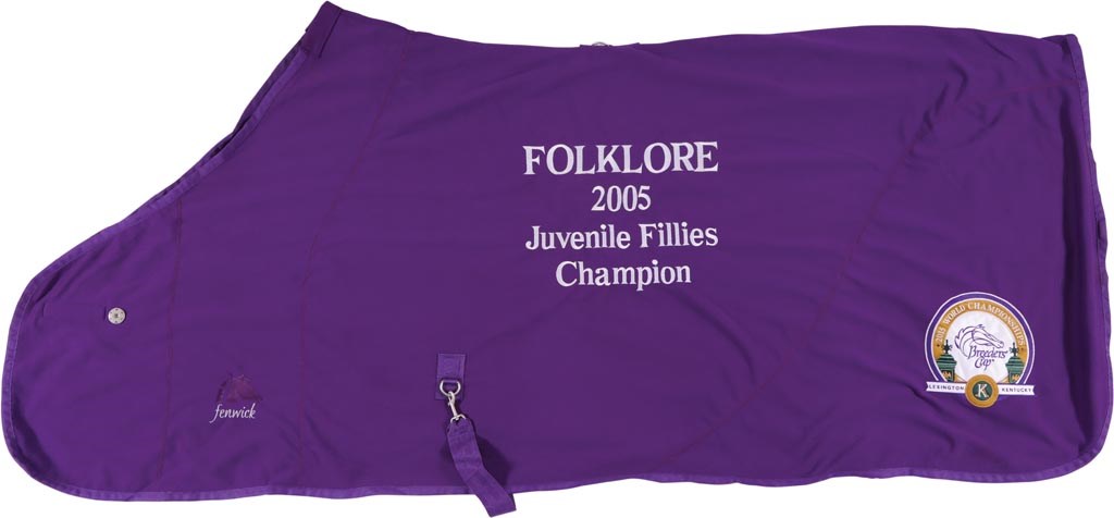- Folklore Breeders' Cup Blanket from the Collection of Bob & Beverly Lewis