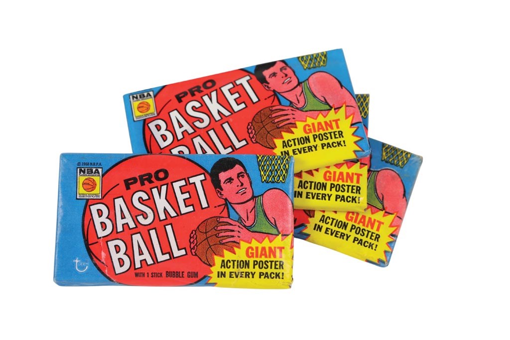 Basketball Cards - 1970-71 Topps Basketball Unopened Wax Packs (4)
