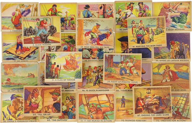 Non Sports Cards - 1936 Pirate‘s Picture Bubble Gum Complete Set (72)