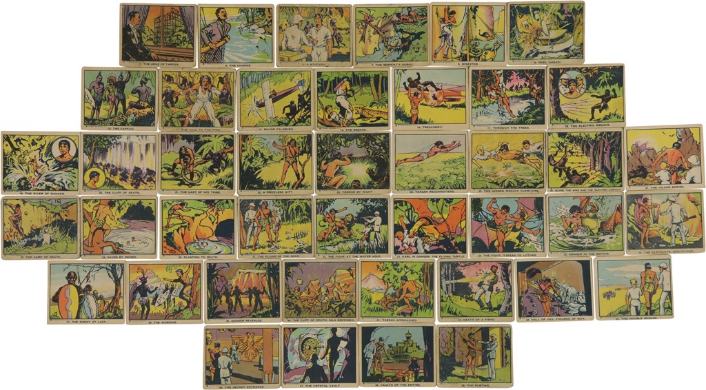 Non Sports Cards - 1934 Tarzan and the Crystal Vault of Isis Partial Set (43/50)