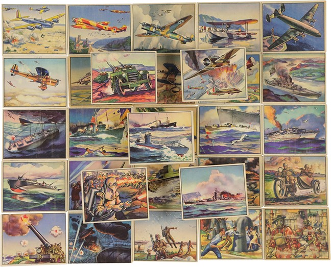 Non Sports Cards - 1939 Gum Inc. World in Arms R173 Complete Set (48)