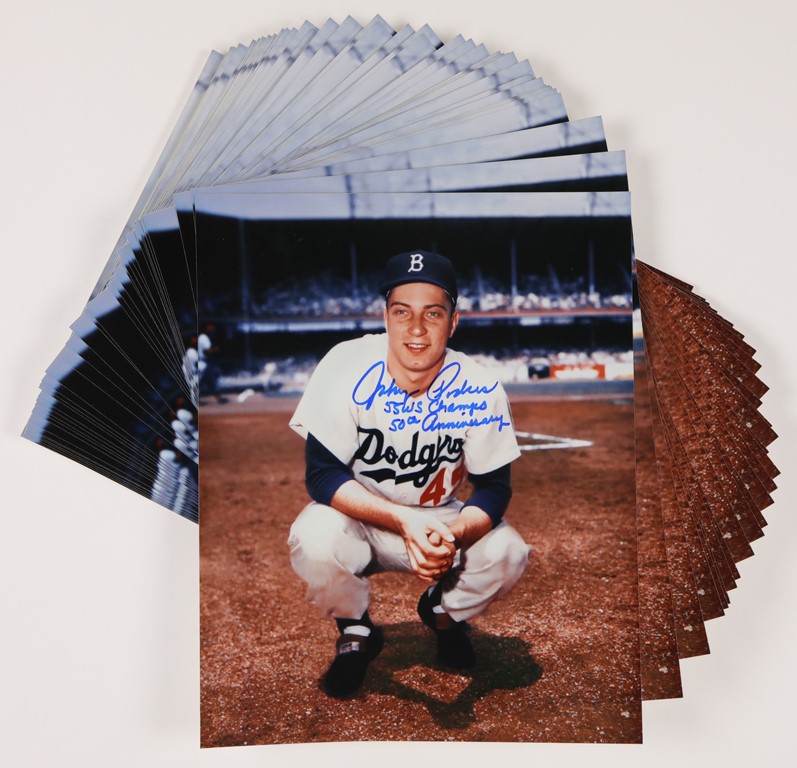 Baseball Autographs - Johnny Podres 8x10 Autographed Photos (50)
